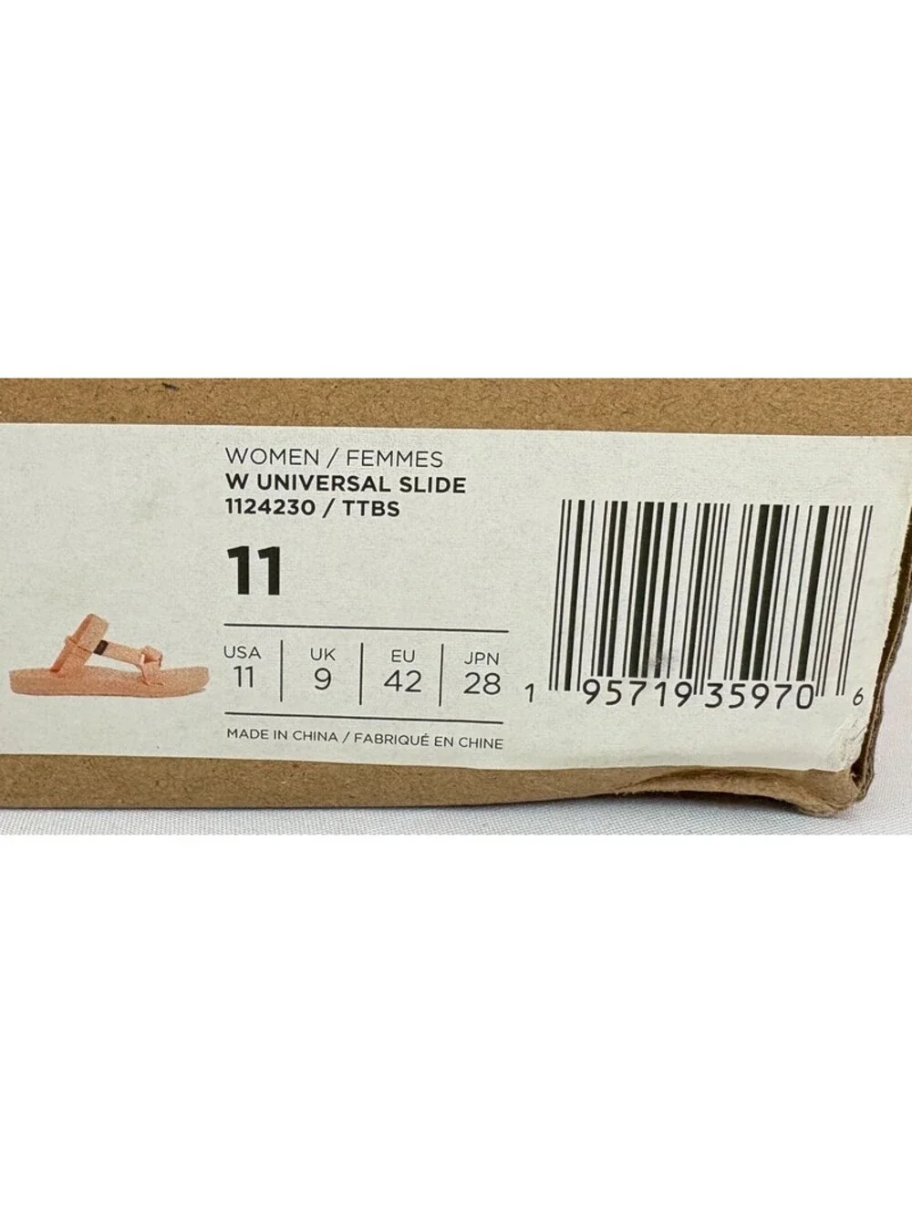 Teva Women's US Size 11 Universal Slide Beach Sand Sandals 1124230/TTBS